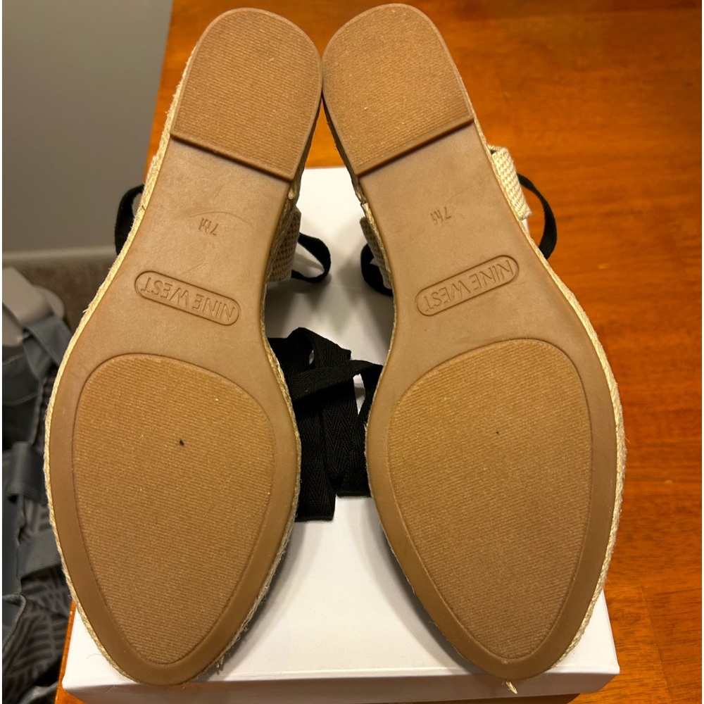 Nine West Ankle Wrap Espridrille Sandal - Picture 4 of 5